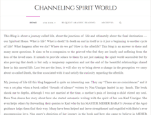 Tablet Screenshot of channelingspiritworld.com